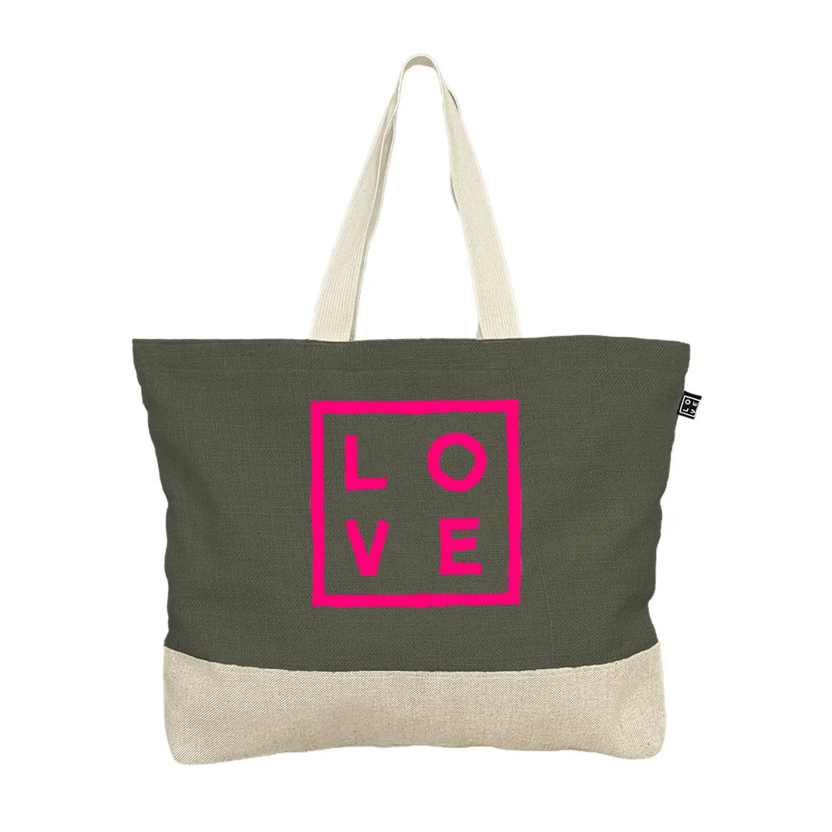 2 Tones – Beach bag – Grey Fluo Flex