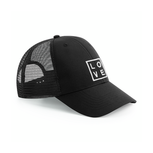 Trucker cap – Black - Embroidery-5cm